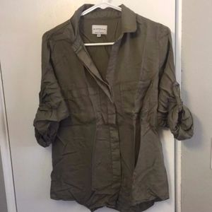 Cotton On - Khaki Green Button Up